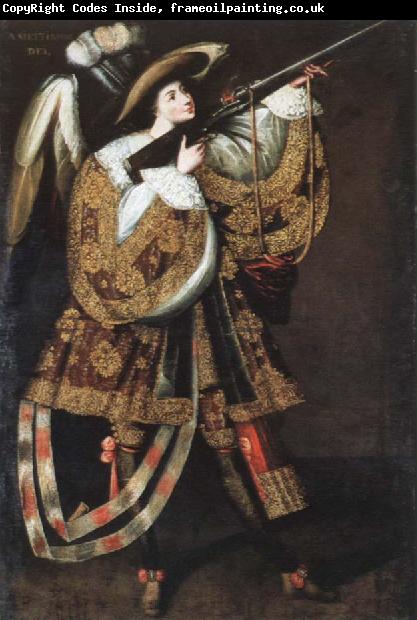 MASTER of the Catholic Kings angel with a harquebus